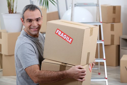 Local man and van loading furniture in Southgate