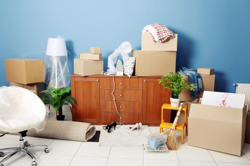 Removal team planning a home move in Southgate