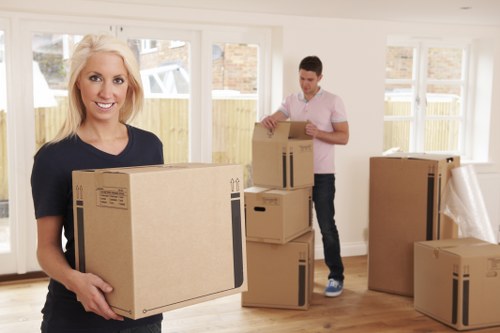 Movers working on a residential move in Southgate