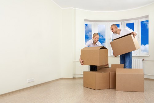Local removal van service for offices and business moves in Southgate