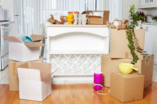 Moving day packing support for a local flat or house