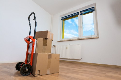 Careful furniture handling during a Southgate house move